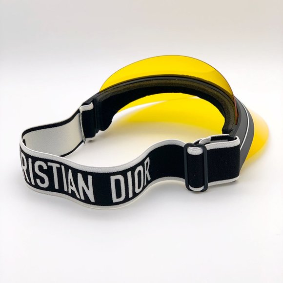 💯 NEW DIOR CLUB 1 OTL Yellow Visor Hat DIORClub1 - Picture 5 of 15